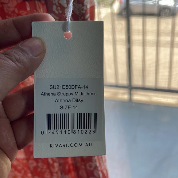 NWT/NBW Kivari Athena Strappy Midi Dress - Picture 4 of 6